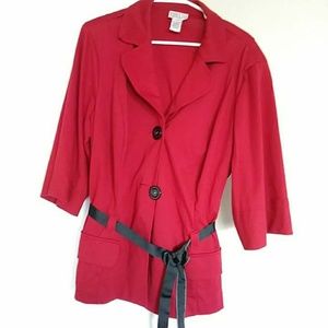 Gorgeous red jacket.